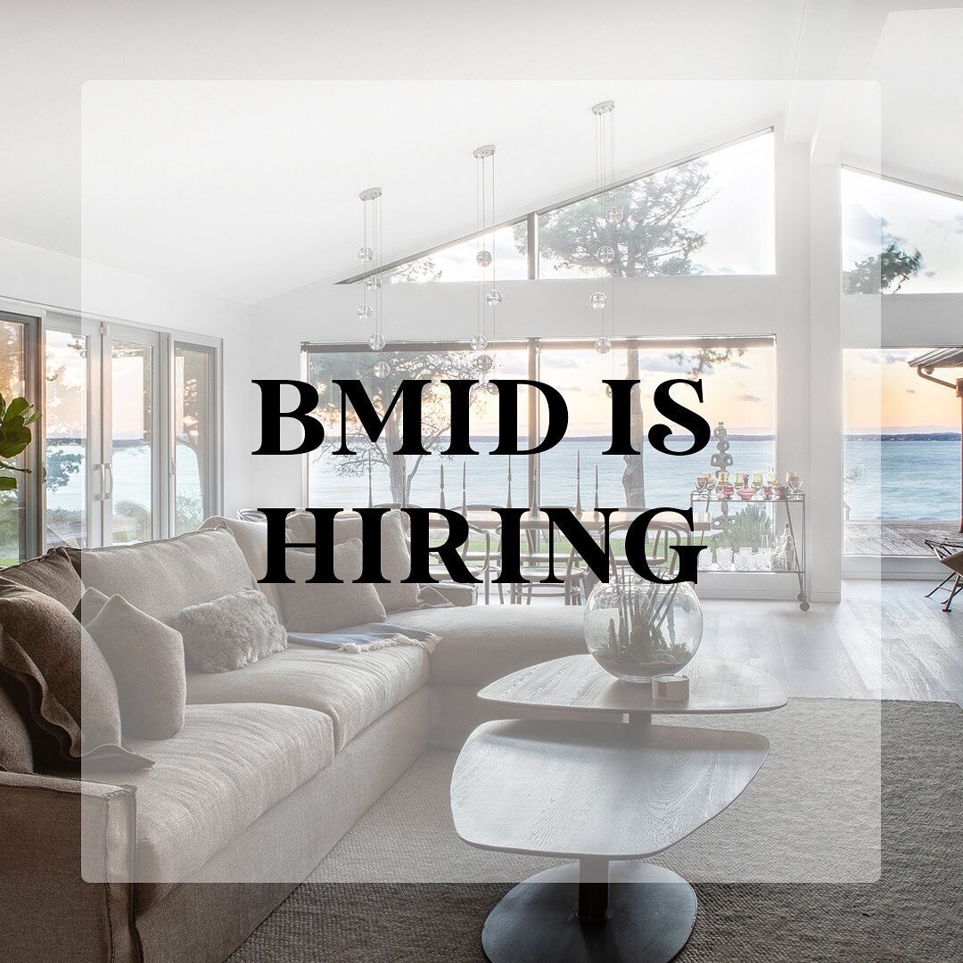 We are hiring a junior designer!!! 👉🏻 swipe to see what we are looking for &amp; how you can apply 🤍
#bmid