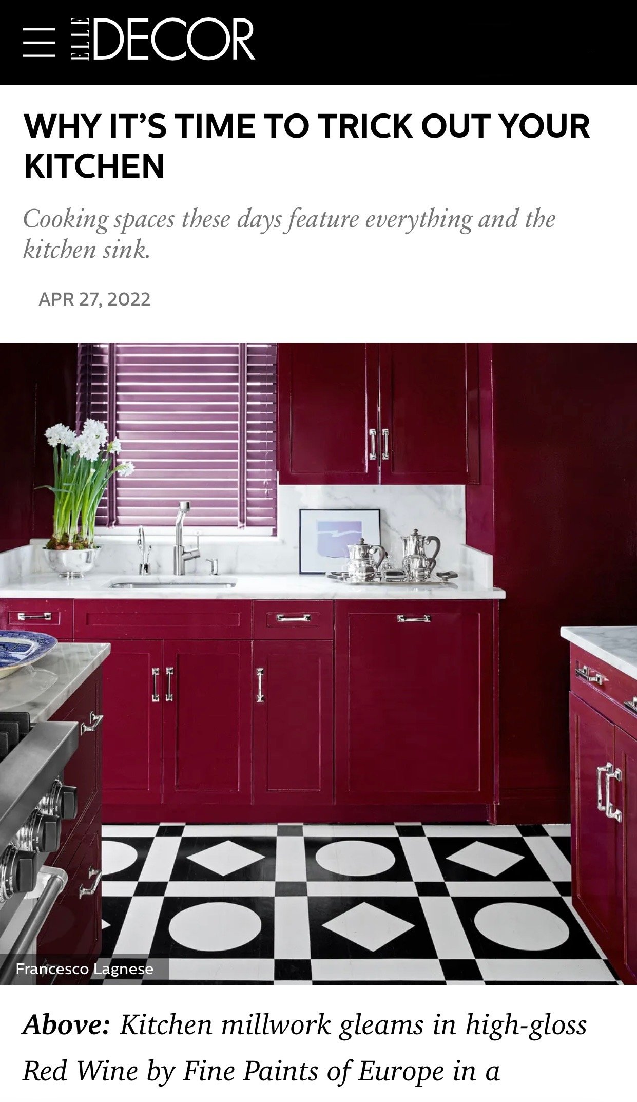 WHY IT’S TIME TO TRICK OUT YOUR KITCHEN