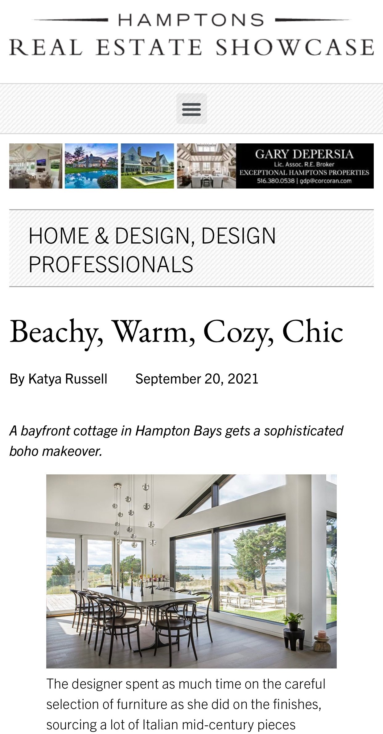 Beachy, Warm, Cozy, Chic
